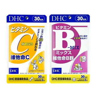 【DHC】B加C完美組(維他命C+B2 30日份+維他命B群30日份)