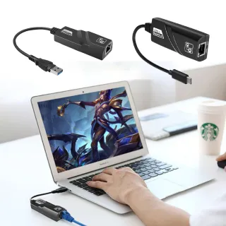 【ZestQ】高速穩定 USB/Type-C 千兆網卡轉換器 支援即插即用