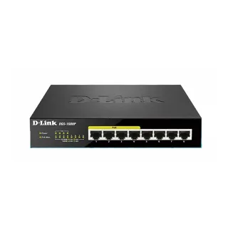 【D-Link】DGS-1008P E1 8埠 GE PoE 乙太網路交換器 switch hub