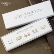 【Golicc】耳環 買一送一 一周耳釘 倒數日期 心情套裝組合 5日(飾品 耳飾 禮物 滿額贈7日花盒組)