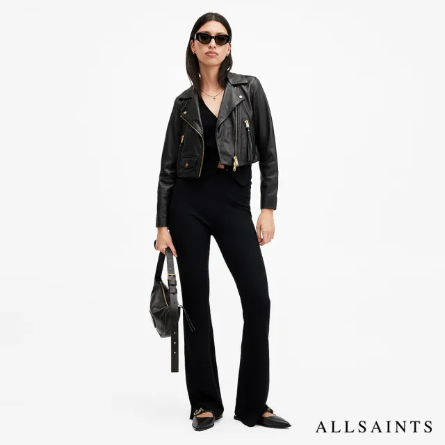 【ALLSAINTS】ELORA 修身短版羊皮騎士皮衣 W088LB(修身版型)