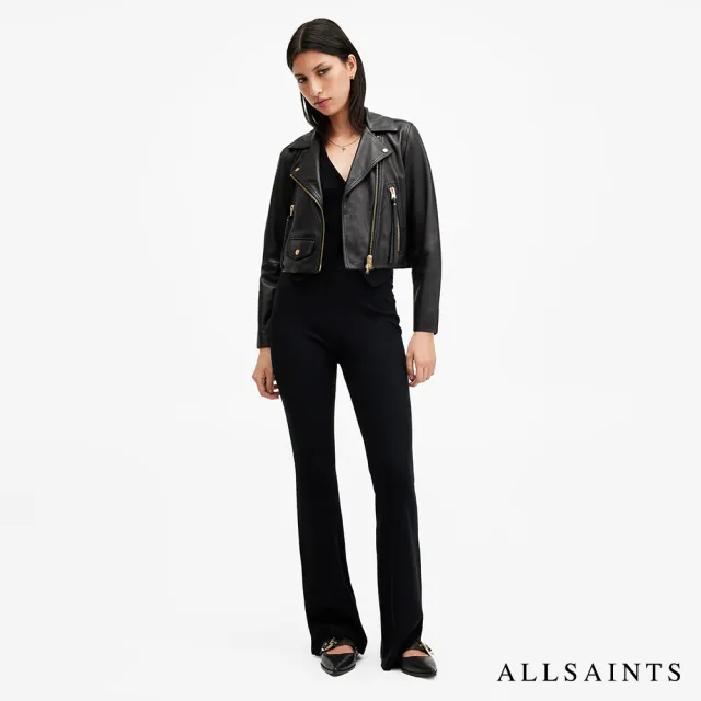 【ALLSAINTS】ELORA 修身短版羊皮騎士皮衣 W088LB(修身版型)