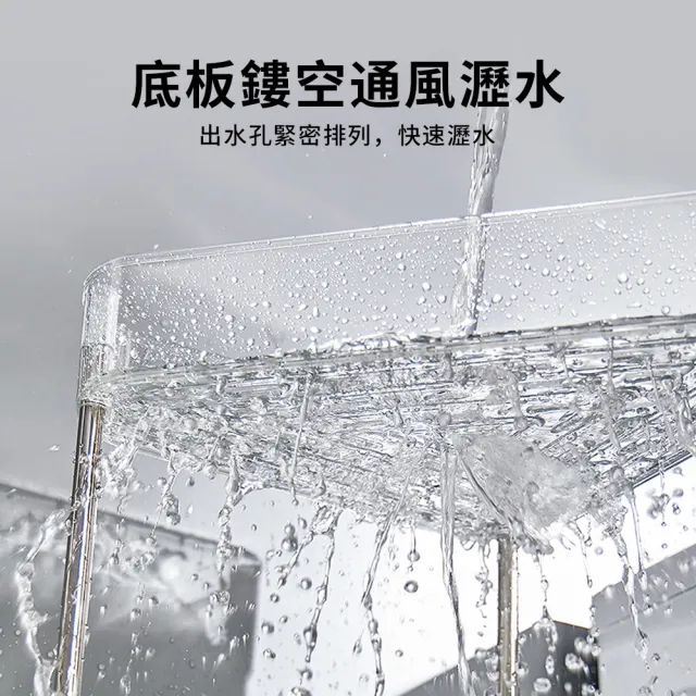 【LZQ】浴室移動落地式三層置物推車 收納置物架 隙縫車 收納推車 隙縫架 層架 落地架 浴室置物架(三角形)