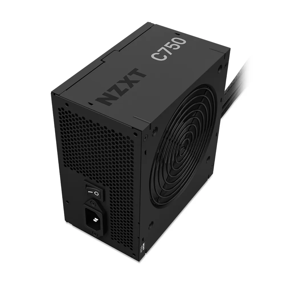 【NZXT 恩傑】C750 銅牌 750W 電源供應器(FDB靜音 / DC-DC/耐熱耐磨烤漆 / PA-7B2BB / 7年保固換新)