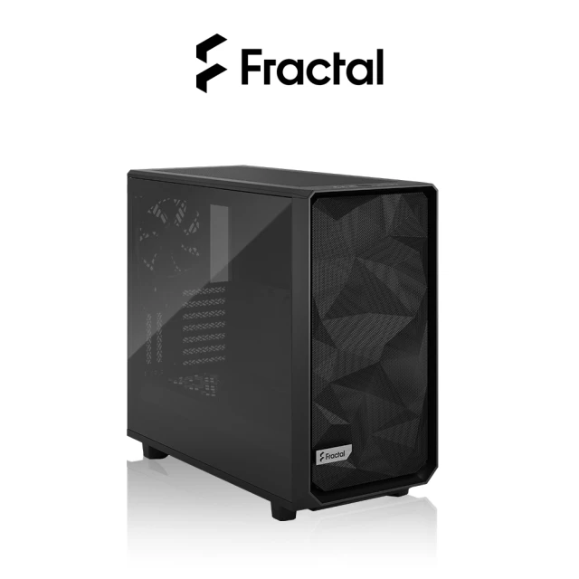 Fractal Design Meshify 2 玻璃側板版 EATX機殼(高效能機殼 輪廓鮮明不失含蓄的美感)