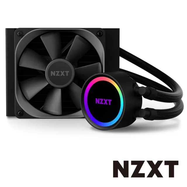 【NZXT 恩傑】Kraken 120 120mm 一體式水冷散熱器(RL-KR120-B1 / 保固 4 年)