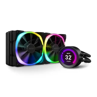 【NZXT 恩傑】Kraken Z53 RGB 液晶水冷 240mm 一體式水冷散熱器-黑色(Z系列全彩2.4吋高解析液晶/7年換新)