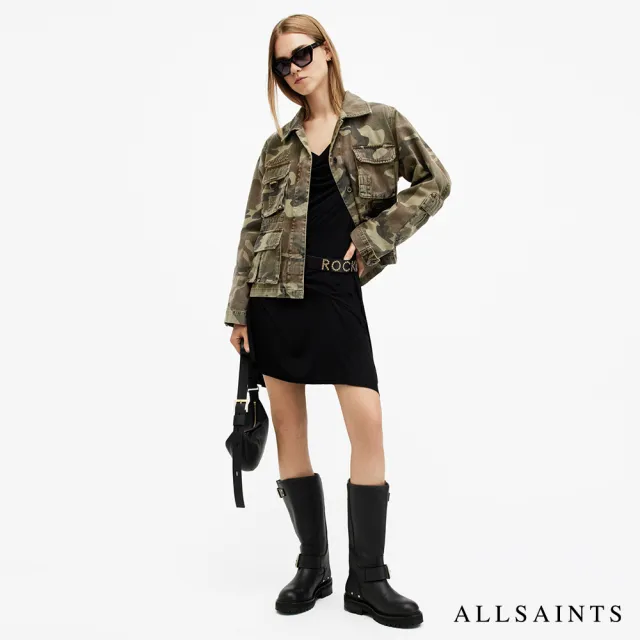 【ALLSAINTS】ELM 迷彩寬鬆工裝外套 W039OB(寬鬆版型)