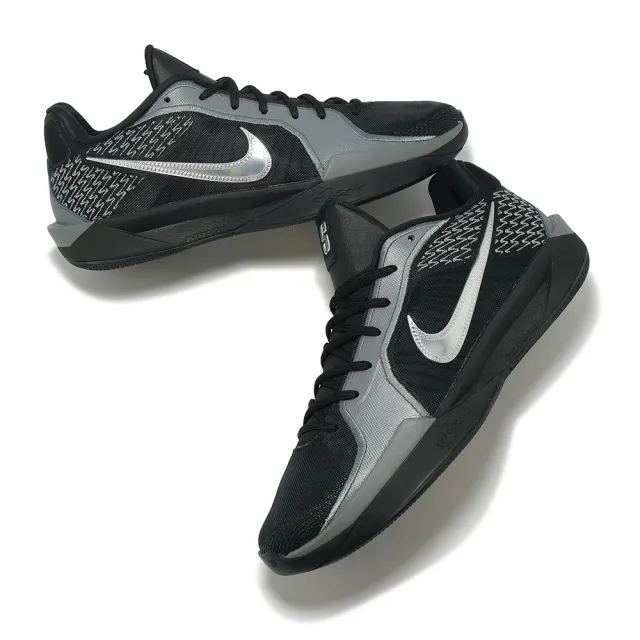 【NIKE 耐吉】籃球鞋 Sabrina 2 EP 女鞋 男鞋 黑 銀 Mirrored 莎賓娜 氣墊 運動鞋(FZ1517-001)