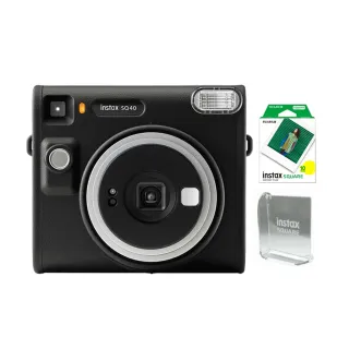 【FUJIFILM 富士】instax SQUARE SQ40 方形拍立得相機(送10張底片旋轉相框超值組)