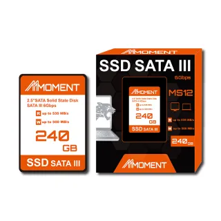 【Moment】SSD SATA III 240G 固態硬碟(SATA III 240G)