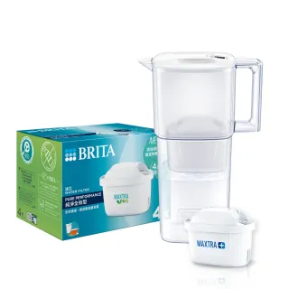 【BRITA】官方直營 日系力酷濾水壺+MAXTRA PRO純淨全效型濾芯4入(共1壺5芯)