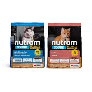 【Nutram 紐頓】S1/S5均衡健康系列 1.13kg/2.5lb(貓糧/貓飼料/貓乾糧)