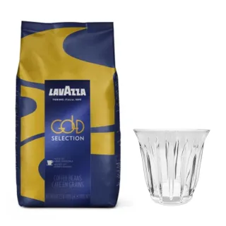 【LAVAZZA】GOLD SELECTION 咖啡豆(1000g 限量送手工玻璃杯)