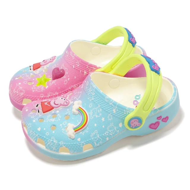 Crocs x Peppa Pig 洞洞鞋 Classic T 小童 聯名 小朋友 經典小豬佩琪克駱格 卡駱馳(21047690H)