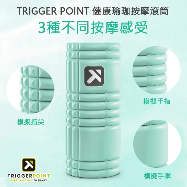 【TRIGGER POINT】瑜珈按摩滾筒x1+MB5按摩球x1