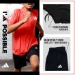 【adidas 愛迪達】兒童套裝 吸濕排汗短袖+透氣五分褲(短T 短褲 運動 休閒 大童 男童 女童 彈性 快乾)