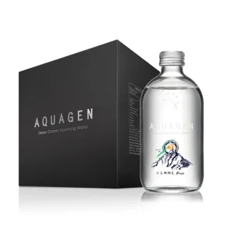 【AQUAGEN】海洋深層氣泡水-特色台灣系列-百岳之首(330mlx24入/箱-玉山)