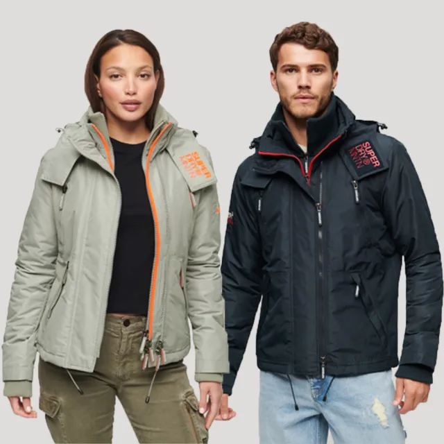 【Superdry】男女款 外套 防風外套 經典三層拉鍊 MOUNTAIN WINDCHEATER(多色可選)