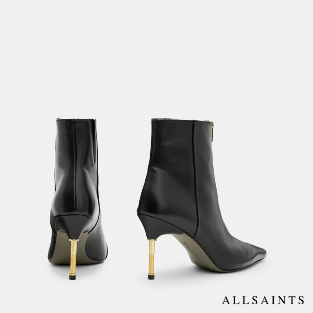 【ALLSAINTS】NATASHA 尖頭細跟短靴裸靴 W001FB(女款)