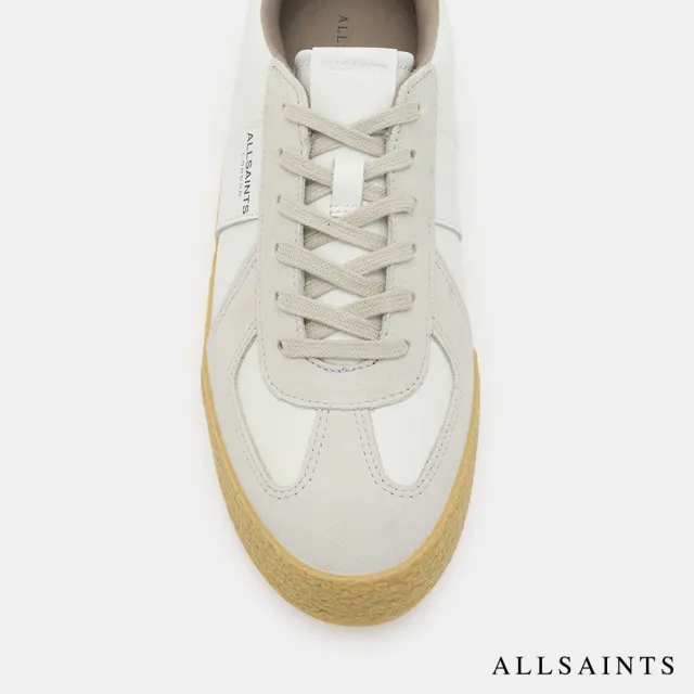 【ALLSAINTS】JAIMEE 牛皮底休閒鞋-白 W069FB(女款)