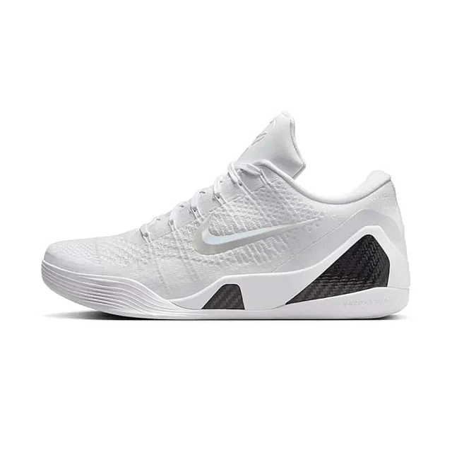 NIKE 耐吉 籃球鞋 男鞋 Kobe 9 Elite Low Protro Halo 純白曼巴(FZ7334-100)