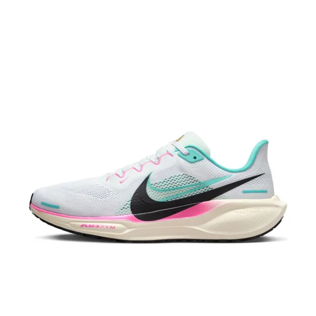 【NIKE 耐吉】運動鞋 慢跑鞋 氣墊_男_彩綠 BE THE ONE_AIR ZOOM PEGASUS 41(HM3703161)