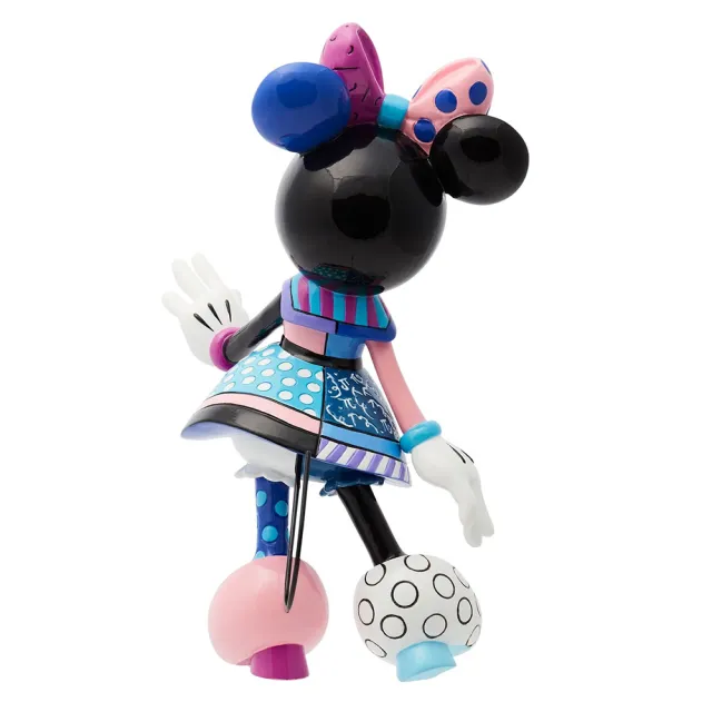 【Enesco】Disney 迪士尼 Romero Britto系列 米妮盛裝打扮塑像居家擺飾