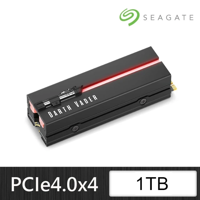 SEAGATE 希捷 星際大戰RGB光劍版 1TB PCIe Gen4 ssd固態硬碟(ZP1000GM3A053-含散熱 最高讀取7300MB/s)