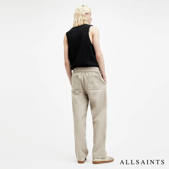 【ALLSAINTS】HANBURY 輕薄亞麻休閒長褲-灰 MF080Y(常規版型)