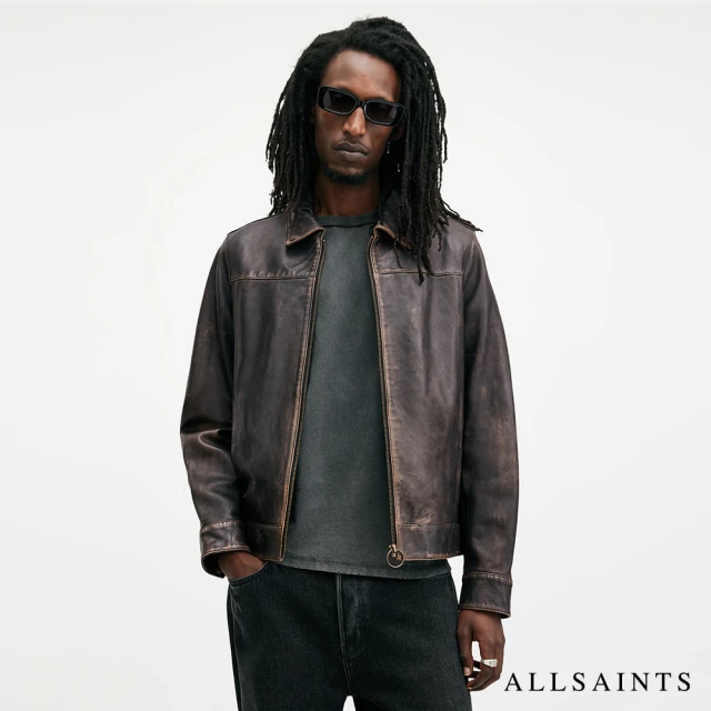 ALLSAINTS ALKAN 復古率性羊皮皮衣外套 M018LB(常規版型)