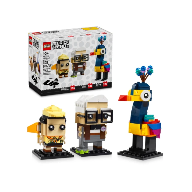 LEGO 樂高 積木 BrickHeadz 天外奇蹟 卡爾 小羅 鳥兒凱文 40752(w)