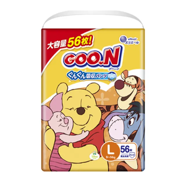 【GOO.N】日本大王 境內版迪士尼聯名褲型 紙尿褲/尿布L-XXL(平行輸入)