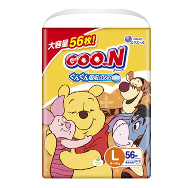 【GOO.N】日本大王 境內版迪士尼聯名褲型 紙尿褲/尿布L-XXL(平行輸入)