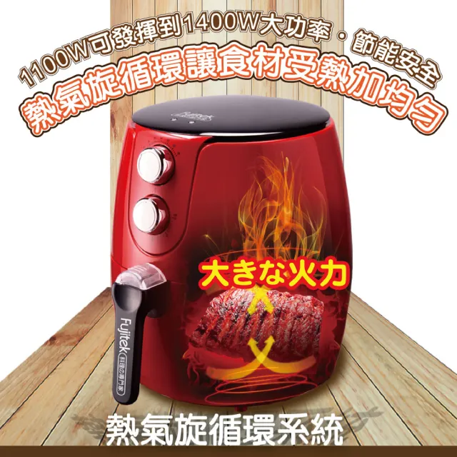 【Fujitek 富士電通】智慧型氣炸鍋 FTD-A31