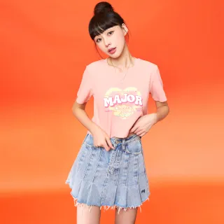 【MAJOR MADE】MAJOR愛心短版T(短袖上衣/短T/字母T)