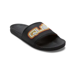 【Quiksilver】男款-RIVI WORDMARK SLIDE II 拖鞋-黑紅色(AQYL101354-97)