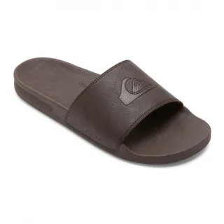 【Quiksilver】男款-RIVI NUBUCK SLIDE運動拖鞋-咖啡(AQYL101355-80)