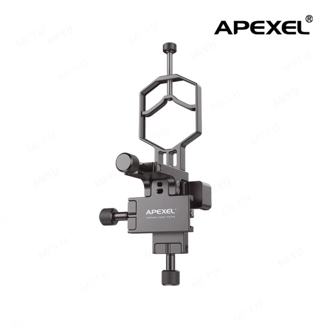 APEXEL 高精密3軸望遠鏡手機夾 三軸穩定望遠鏡夾 望遠鏡專用手機夾 望遠鏡通用夾(APL-F003)