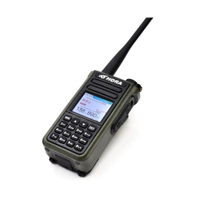 【HORA】10W大功率雙頻防水無線電對講機附電筒模組(T-621VU)