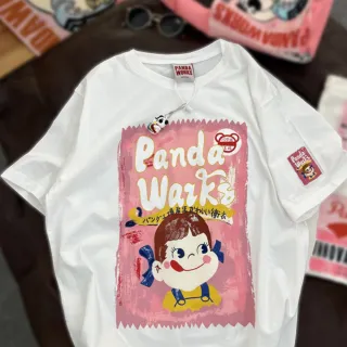 【初色】現貨 俏皮卡通字母印花圓領短袖T恤上衣-共4色-32869(M-2XL可選/快速出貨)