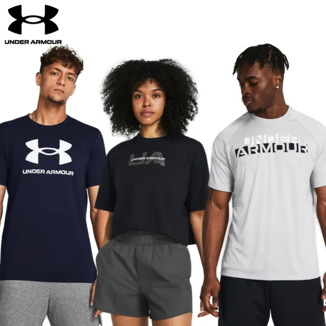 【UNDER ARMOUR】UA 男女款 SPORTSTYLE LOGO UPDATE 短袖T-Shirt 運動短T(多款任選)