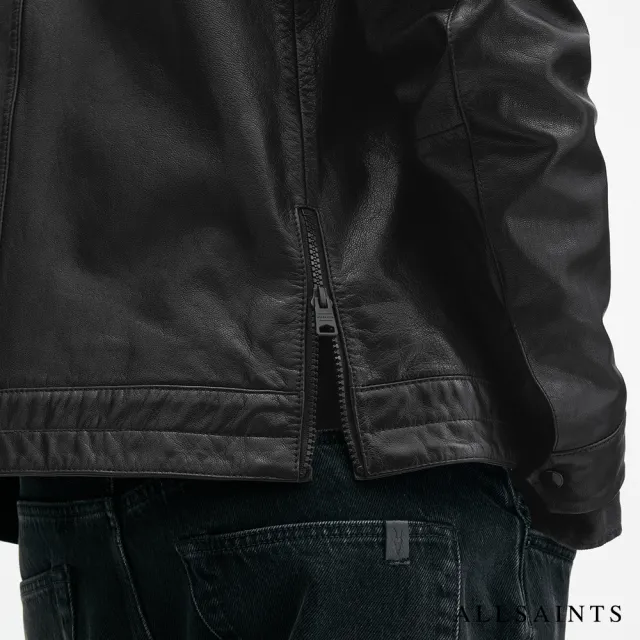 【ALLSAINTS】JADE 俐落復古皮衣外套 M016LB(常規版型)