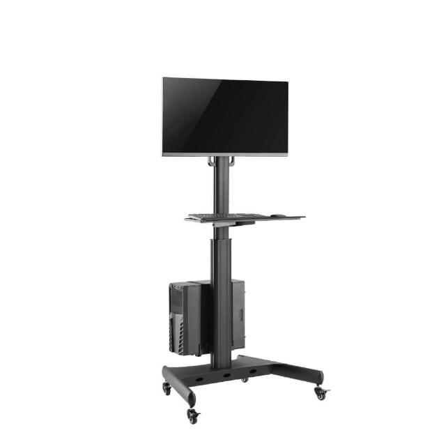 Happytech ST105W 顯示器支架，適用18型以下至35型多種尺寸，採用耐用金屬與塑膠材質，堅固穩固支撐您的螢幕。提供1年保固（不含零件及消耗品），符合原廠規範。輕鬆調整角度，提升工作效率，適合辦公與家用，是SEO熱門的顯示器配件首選！