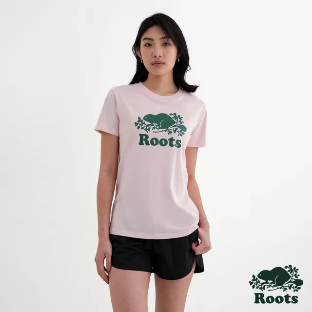 【Roots】Roots 女款-經典海狸LOGO短袖上衣(多色可選)