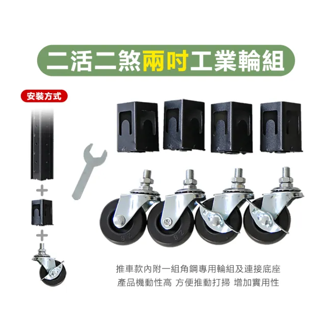 【居家cheaper】40X120x224CM免螺絲五層角鋼架-附輪組(廚房架 置物架 層架 鐵架 倉儲架 收納架 鞋架)