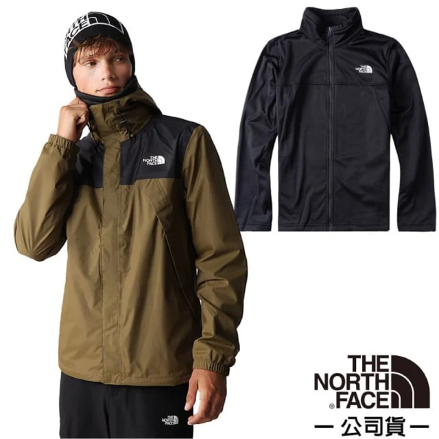 The North Face 男 3效能 防水透氣防風耐磨連帽二件式外套_亞洲版型/夾克.風雨衣(7W7T-WMB 軍綠)