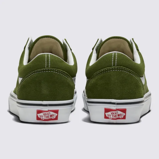 【VANS 官方旗艦】Old Skool 男女款綠色滑板鞋