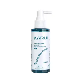 【Karui 卡洛伊】健髮頭皮涼感噴霧120ml(沁涼控油、髮香整天、安全帽族最愛、炎熱救星)