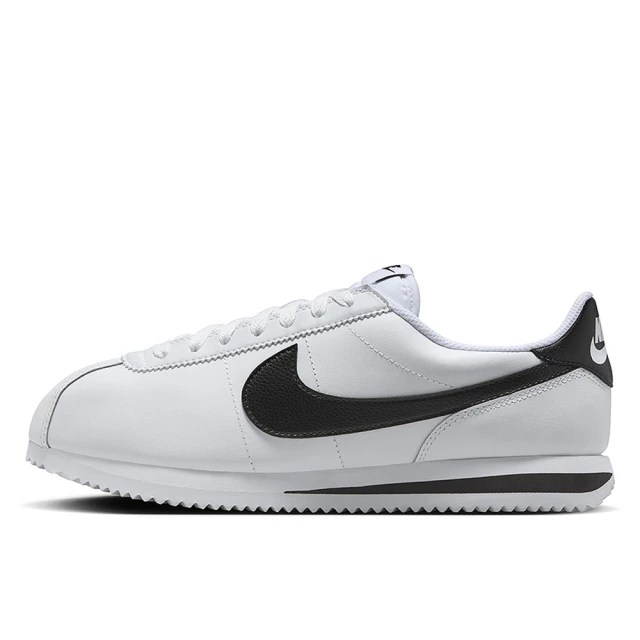 NIKE 耐吉 W CORTEZ 女鞋 休閒鞋 運動 阿甘鞋 皮革 復古經典 黑白(DN1791107)